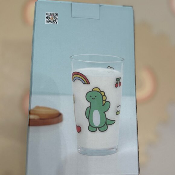 Brand New Adorable Dino & Bunny Glass Cups for Kids – Fun & Durable, Made in Kor - Picture 4 of 10
